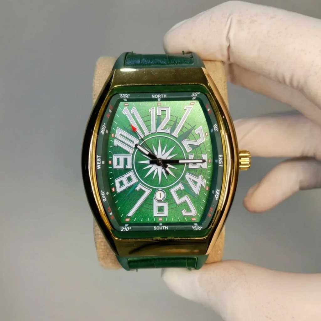 FM Style Vanguard Yachting Green (Golden-Dial) AAA  Quality