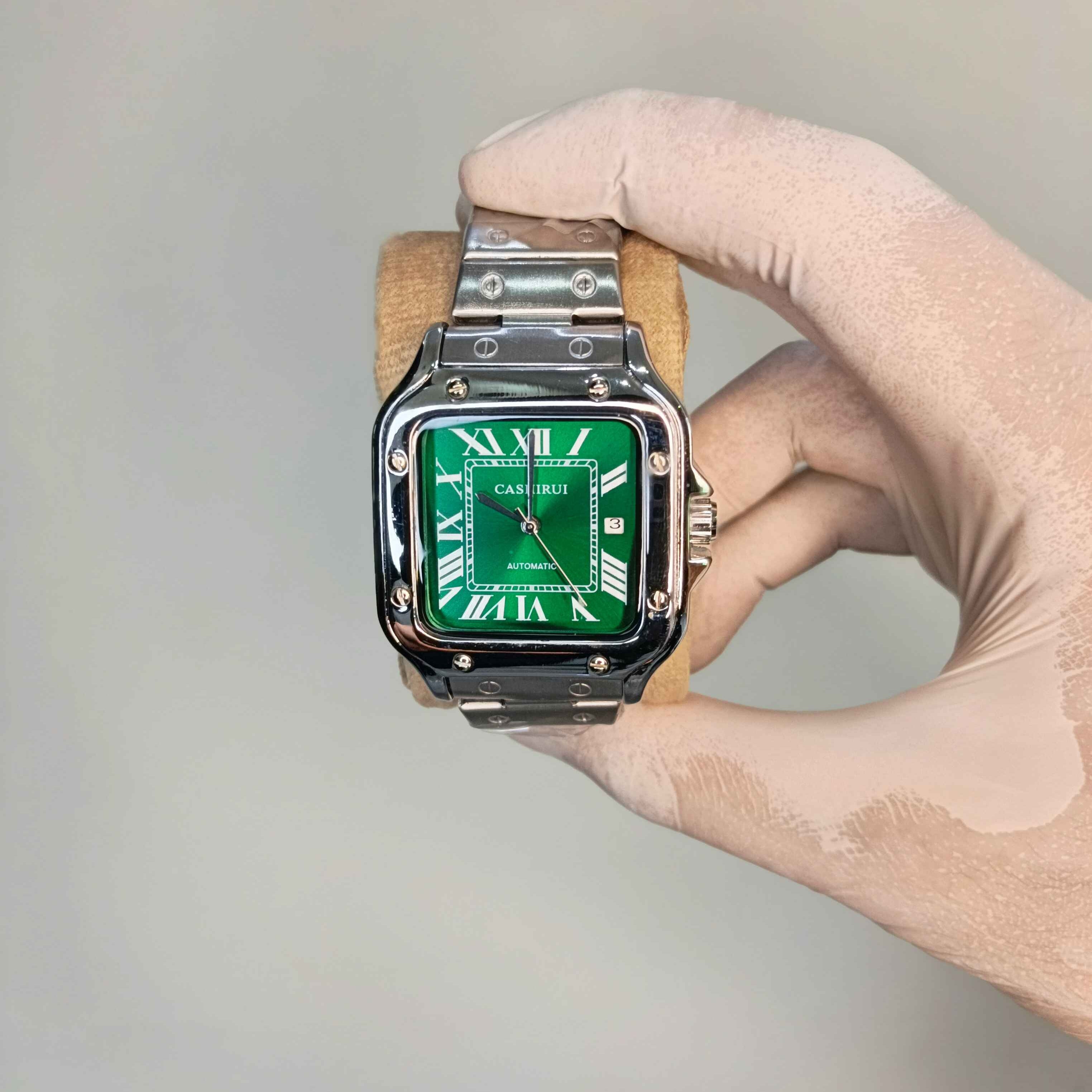 Casirui Santos Automatic Green Dial